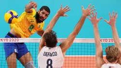 Wallace durante os Jogos de Tóquio, do ano passado