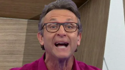 Foto: Reprodução/Band – Neto fez críticas ao árbitro.