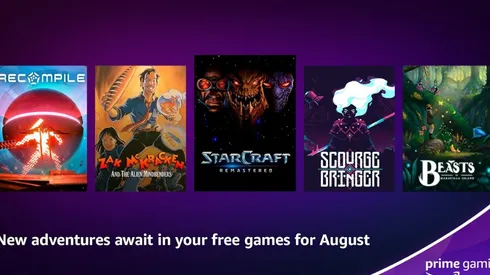 Prime Gaming revela os jogos grátis de agosto com StarCraft Remastered e mais