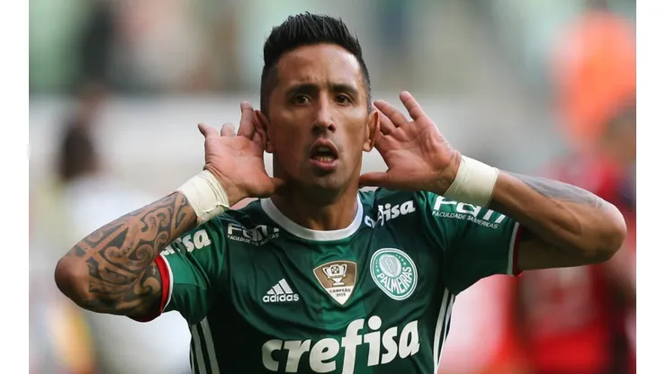 Foto: Cesar Greco - Barrios foi campeão da Copa do Brasil (2015) e brasileiro (2016) pelo Palmeiras