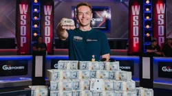 Espen Jorsdat fez 14 trocas de premiações com outros jogadores (Foto: Hayley Hochstetler/PokerNews)