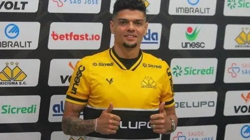 Foto: Reprodução/Criciúma EC - Fernando Viana é o novo reforço do Criciúma para a Série B
