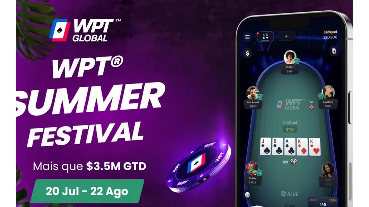 O torneio com buy-in de US$ 1 vai garantir US$ 1 milhão em premiações (Foto: Divulgação WPT Global)