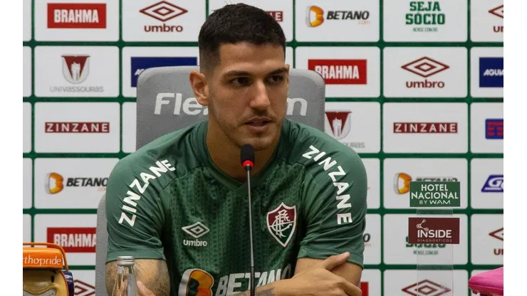 Foto: Marcelo Gonçalves/Fluminense/Divulgação - Nino: envolvido em especulações para deixar o Fluminense