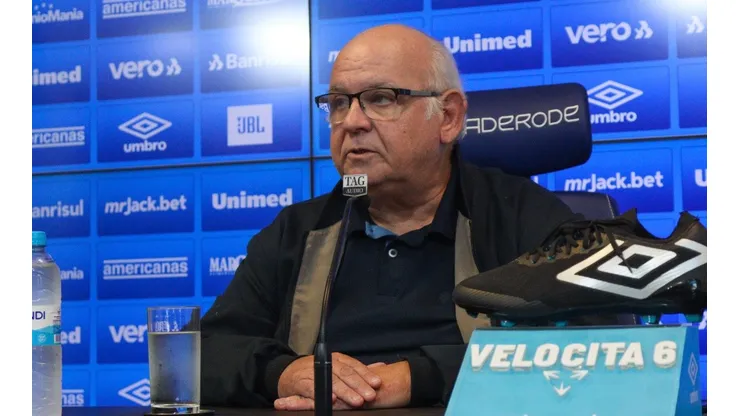 Foto: Rodrigo Fatturi/Grêmio/Divulgação - Bolzan: presidente mandou recado após três contratações serem realizadas