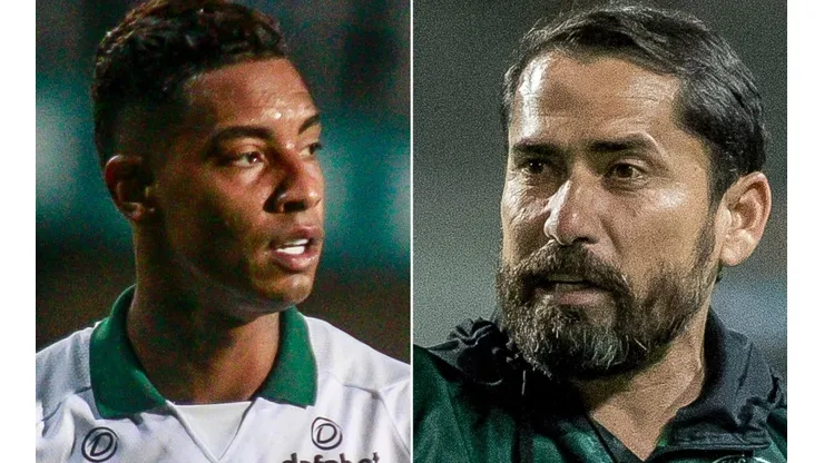 Fotos: Gabriel Machado/AGIF e Robson Mafra/AGIF - Alef Manga e Morínigo: atacante foi decisivo para o Coritiba e recebeu elogios