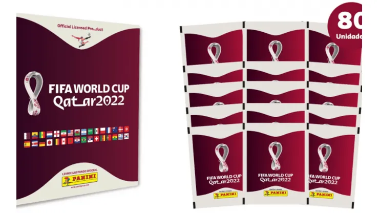 Foto: Divulgação Panini/ Copa do Mundo: Com o pacote de figurinha custando R$ 4,00, quanto custa para completar o álbum do Mundial?