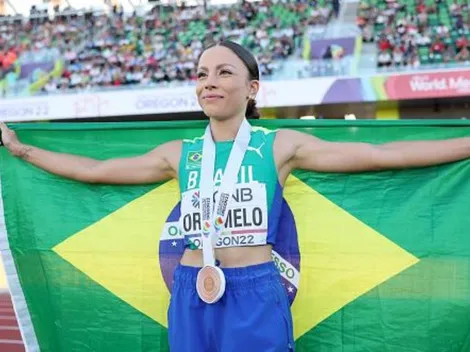 Mundial de Atletismo: Letícia Oro Melo surpreende e conquista o bronze no salto em distância