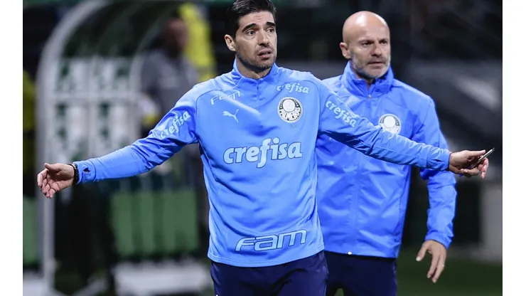 Agif/Ettore Chiereguini - Abel Ferreira não curtiu decisões no jogo do Palmeiras