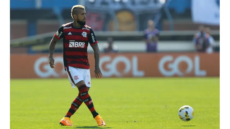 Flickr Oficial do time: Gilvan de Souza/Flickr Oficial Flamengo - Vidal finalmente estreou pelo Flamengo