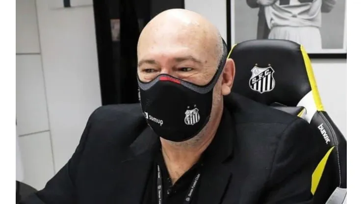 Foto: Ivan Storti/ Santos - Rueda, mandatário do Santos.