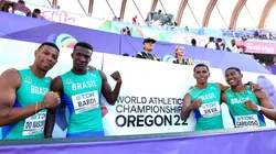 O quarteto brasileiro do revezamento 4x100m