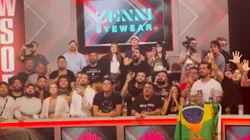 Torcida brasileira em Las Vegas (Foto: Reprodução Youtube)