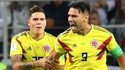 - Quintero ao lado de Falcão Garcia