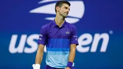 Djokovic durante o US Open de 2021
