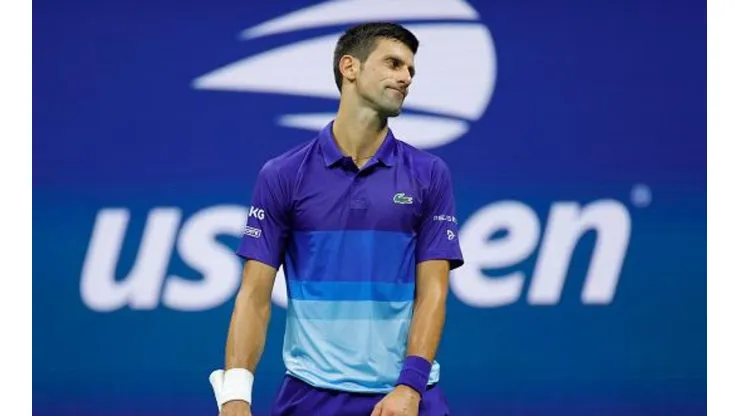Djokovic durante o US Open de 2021