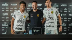 Foto: Lucas Wippel/Brusque FC - Brusque apresenta seus dois novos reforços para a Série B