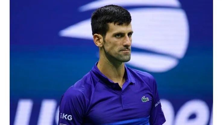 Djokovic em ação no US Open de 2021