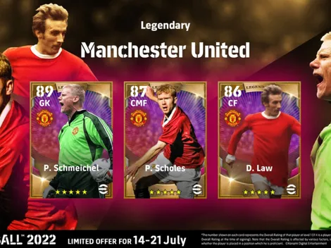 eFootball 2022 anuncia cartas Lendárias de jogadores do Manchester United