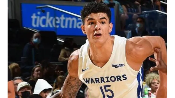 Gui Santos em ação pelos Warriors