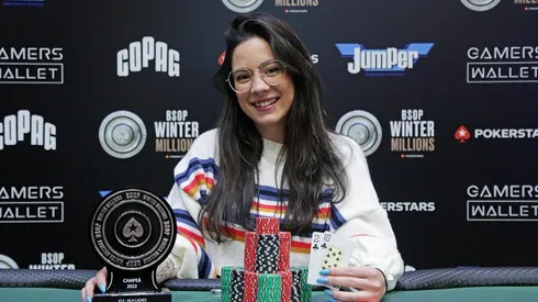 Juliana Vidal levou o Evento Ladies do BSOP pela segunda vez seguida (Foto: Luis Bertazini/BSOP)