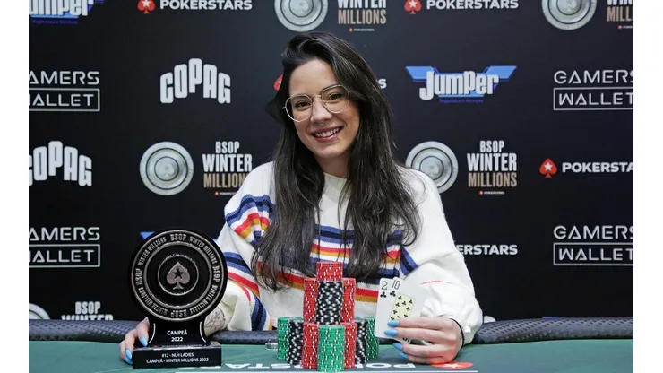 Juliana Vidal levou o Evento Ladies do BSOP pela segunda vez seguida (Foto: Luis Bertazini/BSOP)