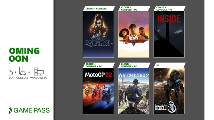 Xbox Game Pass receberá As Dusk Falls, Inside, Watch Dogs 2 e mais jogos em julho