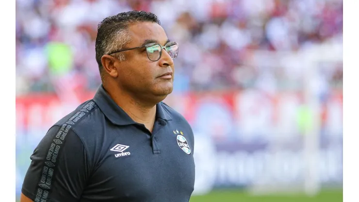Renan Oliveira/AGIF - Roger Machado no Grêmio.