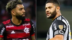 Fernando Moreno/AGIF/ Gabigol x Hulk personificam a rivalidade entre Flamengo x Atlético-MG.