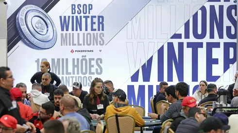 Divulgação da Winter Millions durante a etapa carioca do BSOP (Foto: Luis Bertazini/BSOP)