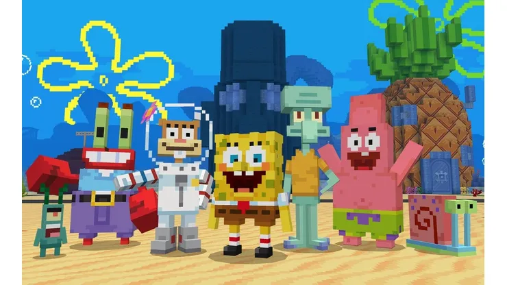 Minecraft receberá DLC especial do Bob Esponja no Marketplace