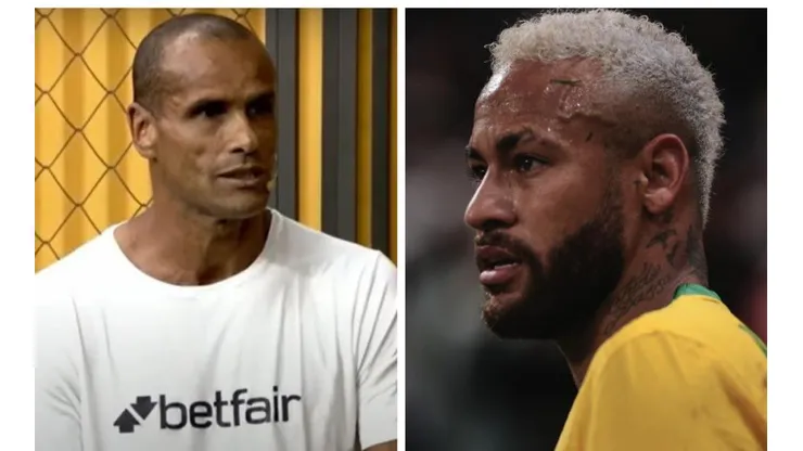 Foto Rivaldo: Reprodução Canal Betfair - Foto Neymar: Ettore Chiereguini/AGIF