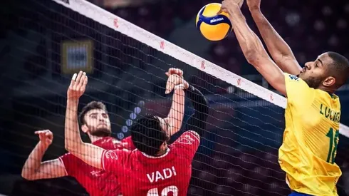 Brasil e Irã Liga das Nações — Foto: Divulgação/FIVB