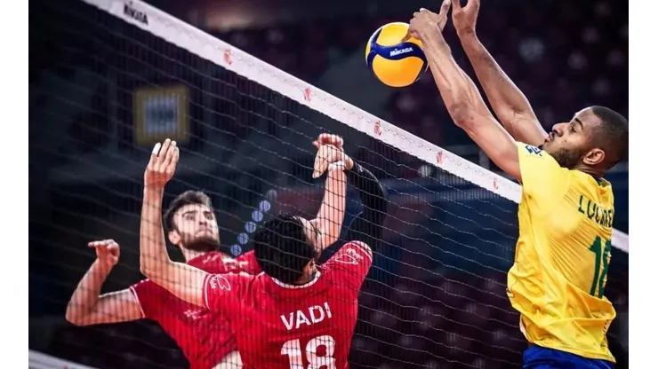 Brasil e Irã Liga das Nações — Foto: Divulgação/FIVB