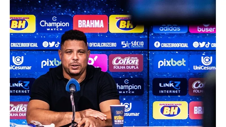 Alencar se rende ao Cruzeiro de Ronaldo e enfatiza: "Tudo que vem fazendo"