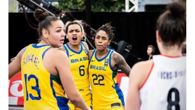 Jogadoras do Brasil - Foto: Divulgação site CBB