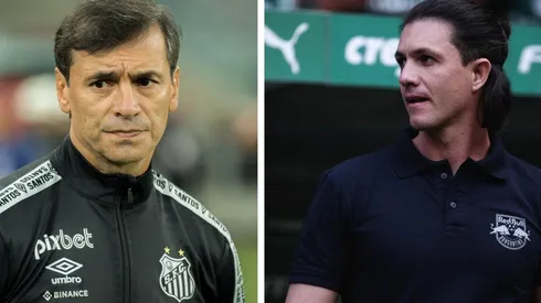 Robson Mafra/AGIF e Ettore Chiereguini/AGIF - Santos e Bragantino se enfrentam na 13ª rodada do Brasileirão.