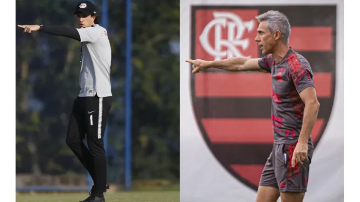 Com Barbieri e Paulo Sousa pressionados, Bragantino e Flamengo se enfrentam, nesta quarta-feira (8), em Bragança Paulista