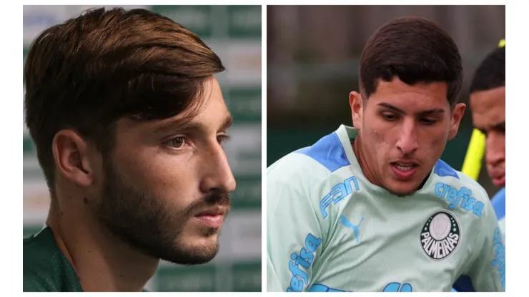 Fotos: Cesar Greco - Merentiel (direita) é o 5º estrangeiro do elenco do Palmeiras; já houve gente que lamentou por Viña (à esquerda), por exemplo, não poder voltar