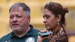 Leila e Barros acompanham Palmeiras - (Foto: Cesar Greco/Palmeiras/Flickr Oficial)