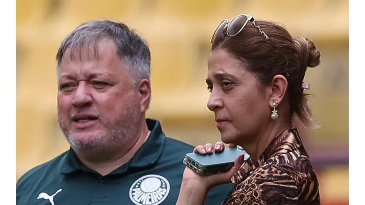 Leila e Barros acompanham Palmeiras - (Foto: Cesar Greco/Palmeiras/Flickr Oficial)