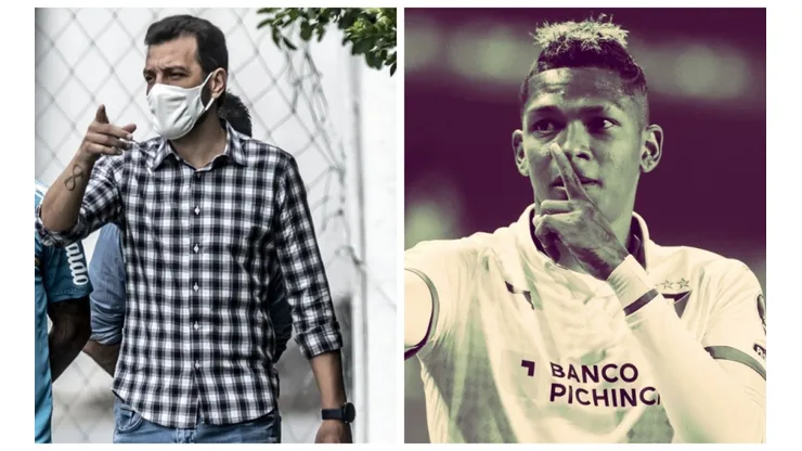 Foto: Montagem de Ivan Storti/Santos FC e Franklin Jacome/Getty Images - Dracena pode ir atrás de atacante Billy Arce, conhecido de Bustos no Equador