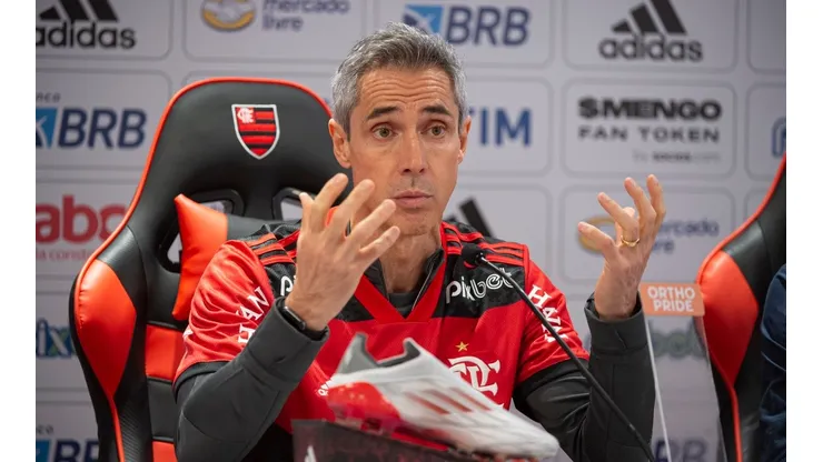 Alexandre Vidal/Flamengo - Paulo Sousa tem recebido críticas de parte da torcida