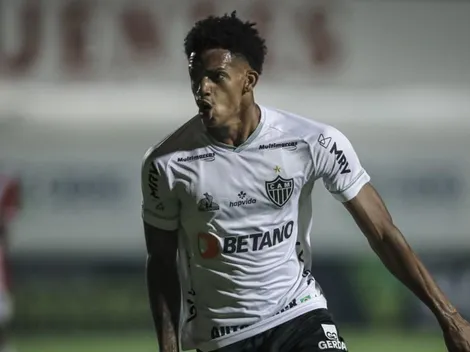 Dylan Borrero mira uma vaga no time titular do Atlético