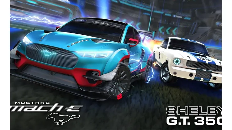 Rocket League recebe dois veículos em parceria com Ford Mustang
