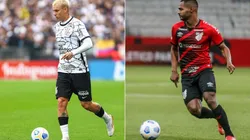 Corinthians e Athletico se enfrentam com objetivos distintos (Foto: Marcello Zambrana e Gabriel Machado/AGIF)