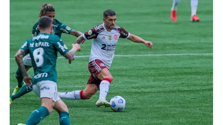 Palmeiras e Flamengo se enfrentam em busca do título neste sábado, dia 27 (Foto: Marcello Zambrana/AGIF)