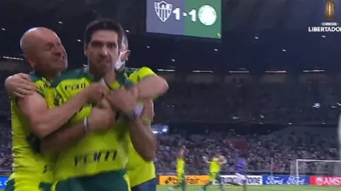 Foto: Reprodução/Conmebol TV - Emissora de Portugal lançou chamada com Abel em primeiro plano para final da Libertadores