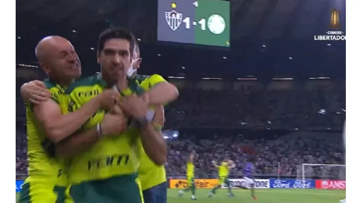 Foto: Reprodução/Conmebol TV - Emissora de Portugal lançou chamada com Abel em primeiro plano para final da Libertadores