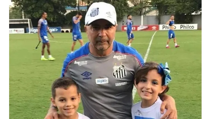 Jorge Sampaoli deixou recado para o menino Bruninho em seu Instagram pessoal
